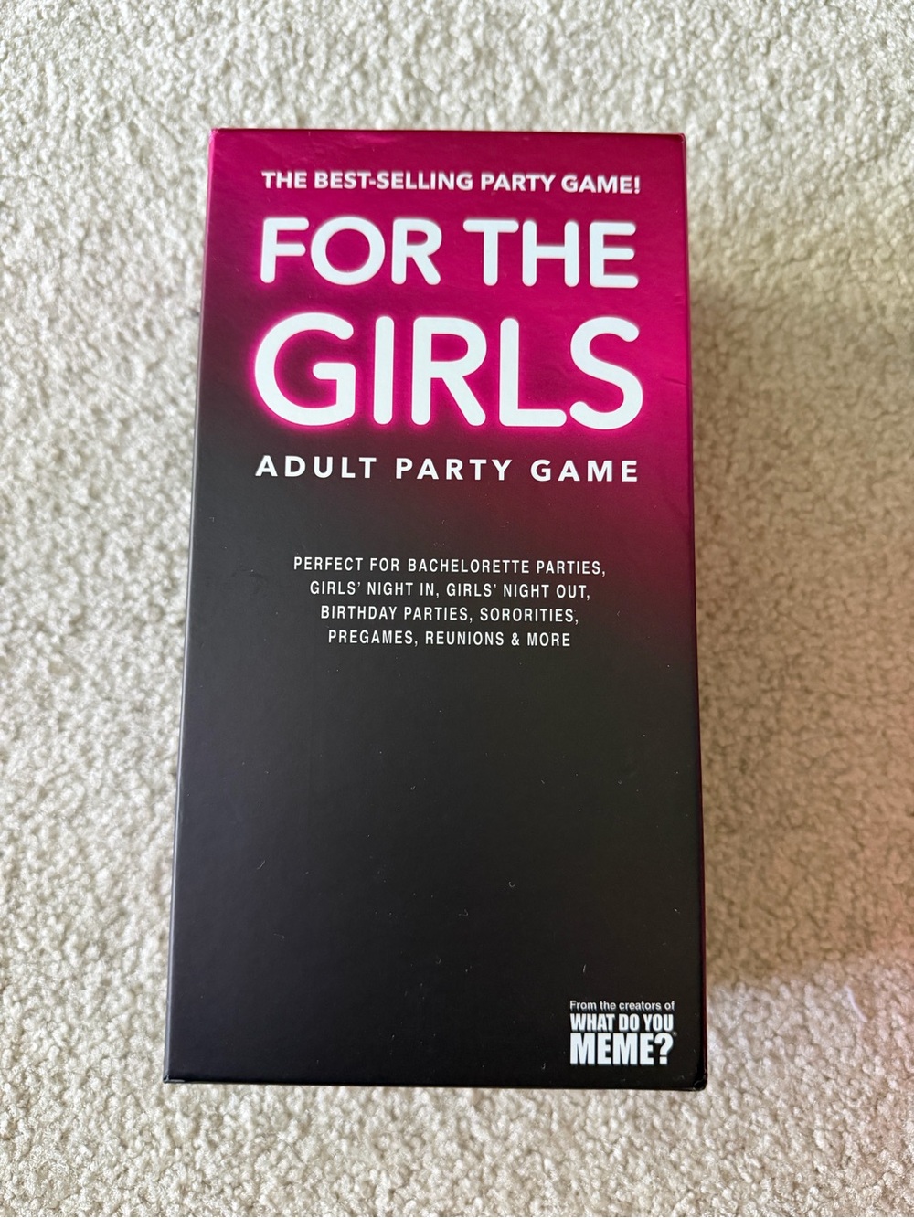 For The Girls Adult Party Game by — Pink & Black